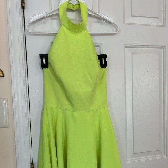NAVEN Open Halter Neon Dress - Size 2 - Picture 1 of 5
